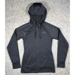 The North Face Mountain Athletics Jacket Zip Up Hoodie Black Pockets Women’s XS